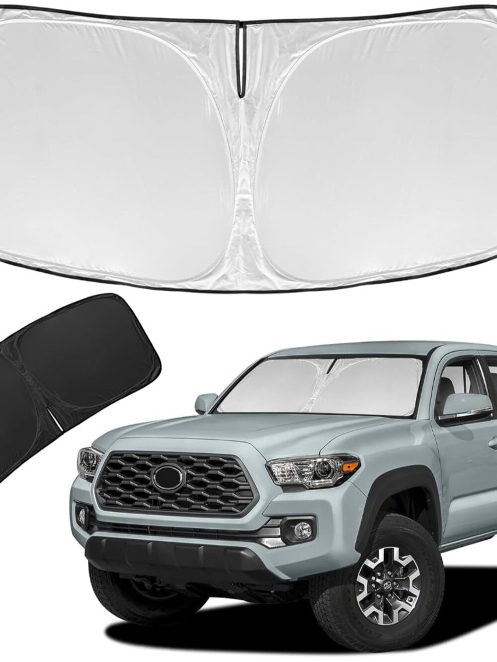 for Toyota Tacoma 2016-2023 2024 2025 2026 Sun Shade Sunshade Windshield Cover -